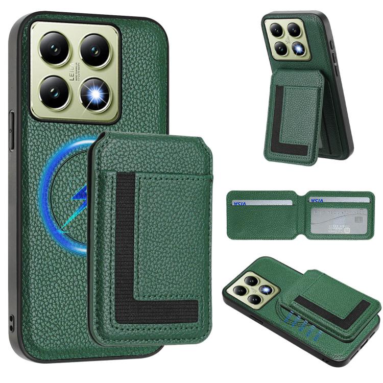 CX01 Detachable Magsafe Magnetic Card Bag Phone Case, For Xiaomi 15 Pro, For Xiaomi 15, For Xiaomi 14T Pro, For Xiaomi 14T