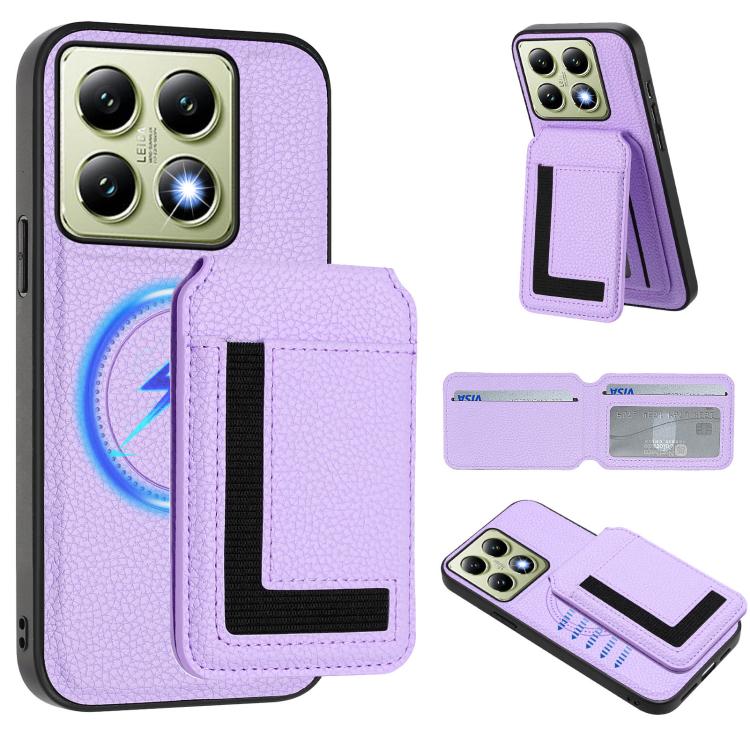 CX01 Detachable Magsafe Magnetic Card Bag Phone Case, For Xiaomi 15 Pro, For Xiaomi 15, For Xiaomi 14T Pro, For Xiaomi 14T