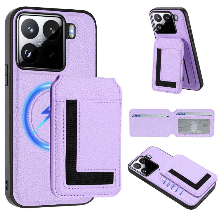 CX01 Detachable Magsafe Magnetic Card Bag Phone Case, For Xiaomi 15 Pro, For Xiaomi 15, For Xiaomi 14T Pro, For Xiaomi 14T