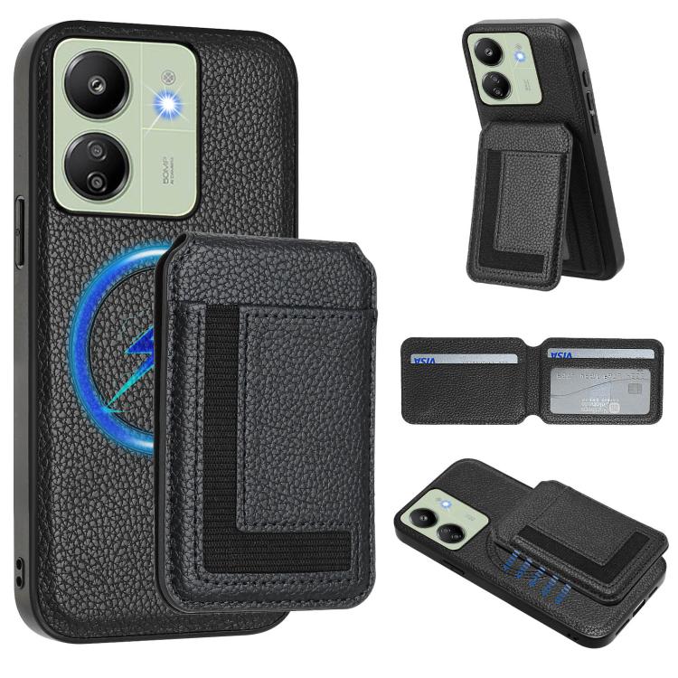 CX01 Detachable Magsafe Magnetic Card Bag Phone Case, For Redmi 14C 4G / 14R / A4 5G, For Redmi Note 14 Pro+ 5G, For Redmi Note 14 Pro 5G, For Redmi Note 13R / 13 4G / 13 5G, For Redmi A3 / A3x / Xiaomi Poco C61, For Redmi  Turbo 3 / Poco F6 India     ...