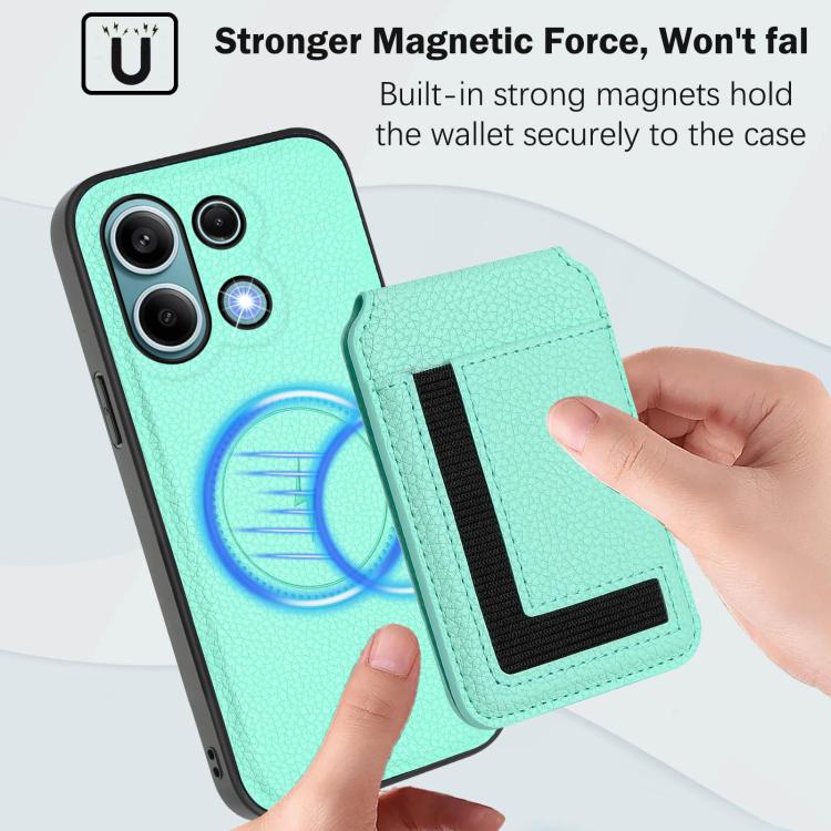 CX01 Detachable Magsafe Magnetic Card Bag Phone Case, For Redmi Note 13 4G, For Redmi Note 13 Pro 5G / Poco X6, For Redmi Note 13 5G, For Redmi Note 13 Pro+
