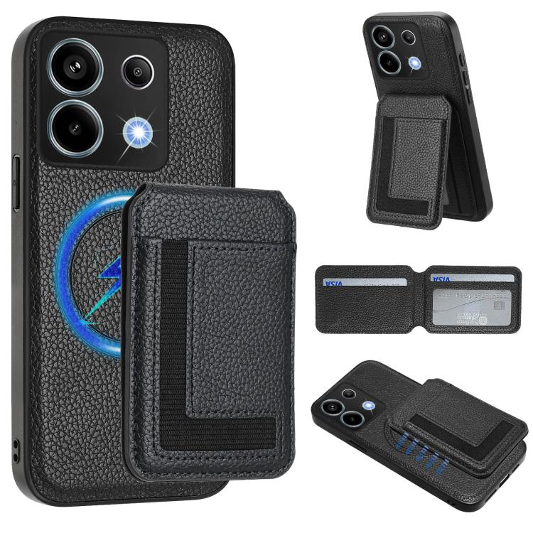 CX01 Detachable Magsafe Magnetic Card Bag Phone Case, For Redmi Note 13 4G, For Redmi Note 13 Pro 5G / Poco X6, For Redmi Note 13 5G, For Redmi Note 13 Pro+