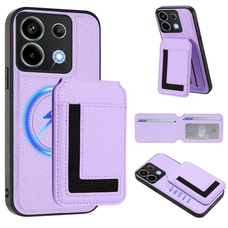 CX01 Detachable Magsafe Magnetic Card Bag Phone Case, For Redmi Note 13 4G, For Redmi Note 13 Pro 5G / Poco X6, For Redmi Note 13 5G, For Redmi Note 13 Pro+