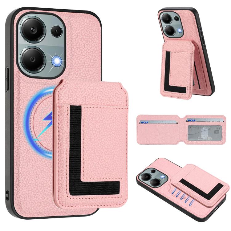 CX01 Detachable Magsafe Magnetic Card Bag Phone Case, For Redmi 14C 4G / 14R / A4 5G, For Redmi Note 14 Pro+ 5G, For Redmi Note 14 Pro 5G, For Redmi Note 13R / 13 4G / 13 5G, For Redmi A3 / A3x / Xiaomi Poco C61, For Redmi  Turbo 3 / Poco F6 India     ...