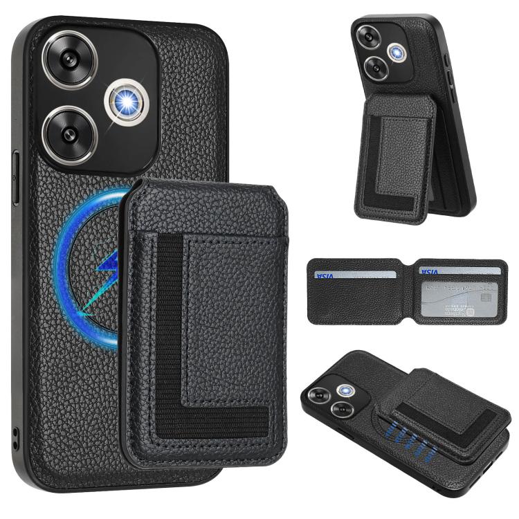CX01 Detachable Magsafe Magnetic Card Bag Phone Case, For Redmi 14C 4G / 14R / A4 5G, For Redmi Note 14 Pro+ 5G, For Redmi Note 14 Pro 5G, For Redmi Note 13R / 13 4G / 13 5G, For Redmi A3 / A3x / Xiaomi Poco C61, For Redmi  Turbo 3 / Poco F6 India     ...