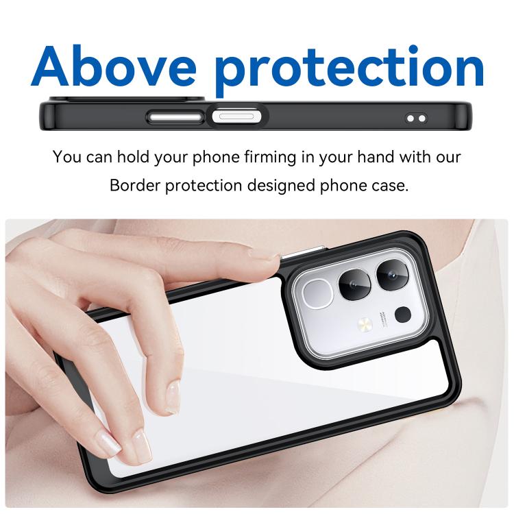 Colorful Series Acrylic Hybrid TPU Phone Case, For vivo Y29 4G, For vivo V50