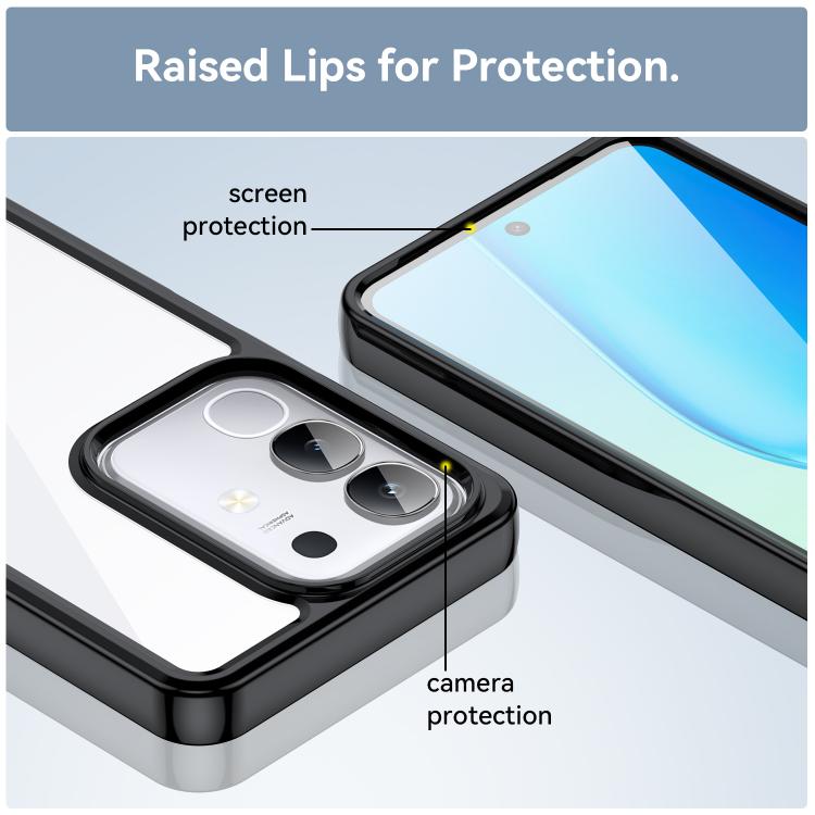 Colorful Series Acrylic Hybrid TPU Phone Case, For vivo Y29 4G, For vivo V50