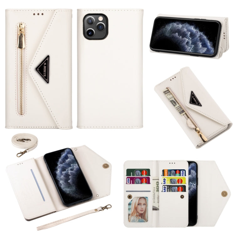 Skin Feel Zipper Horizontal Flip Leather Case with Holder & Card Slots & Photo Frame & Lanyard & Long Rope, For iPhone 6, For iPhone 6 Plus, For iPhone 7 / 8 / SE (2020), For iPhone 7 Plus / 8 Plus, For iPhone 11, For iPhone 11 Pro, For iPhone 11 Pro M...