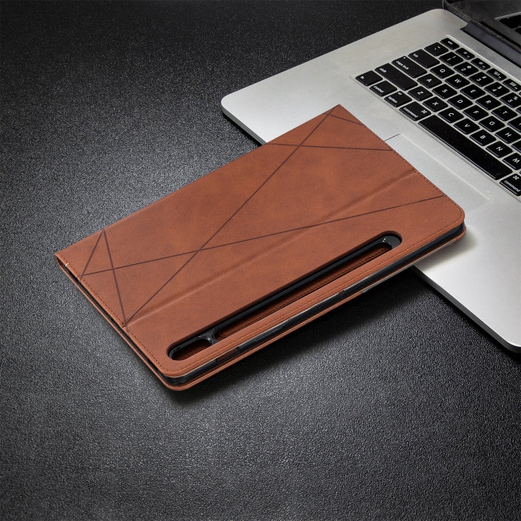 Rhombus Texture Horizontal Flip Magnetic Leather Case with Holder & Card Slots, For Samsung Galaxy Tab S8 / Galaxy Tab S7 T870, For Amazon Kindle Fire HD8 (2020)