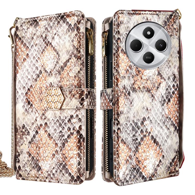 Crossbody Handle Snake Texture Leather Phone Case, For Redmi A7 Pro 171mm / Poco C85x 5G, For Redmi Turbo 5 Max 5G / Poco X8 Pro Max 5G, For Redmi Turbo 5 5G / Poco X8 Pro 5G, For Redmi K90 Pro Max 5G / Poco F8 Ultra                                    ...