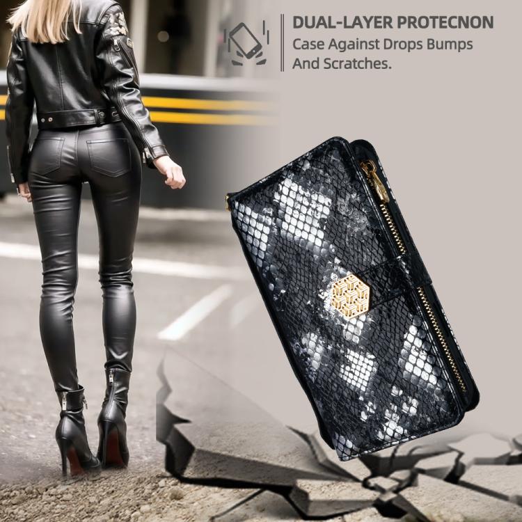 Crossbody Handle Snake Texture Leather Phone Case, For Redmi A7 Pro 171mm / Poco C85x 5G, For Redmi Turbo 5 Max 5G / Poco X8 Pro Max 5G, For Redmi Turbo 5 5G / Poco X8 Pro 5G, For Redmi K90 Pro Max 5G / Poco F8 Ultra                                    ...