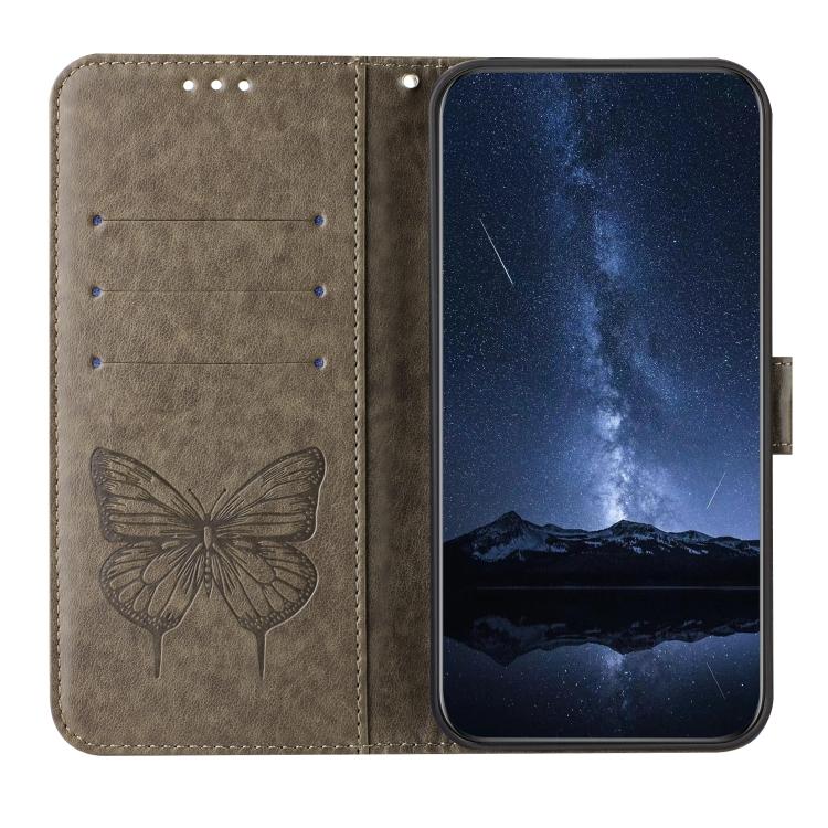 Embossed Butterfly Leather Phone Case, For Samsung Galaxy F16 5G Global, For Samsung Galaxy F06 5G / M06 5G