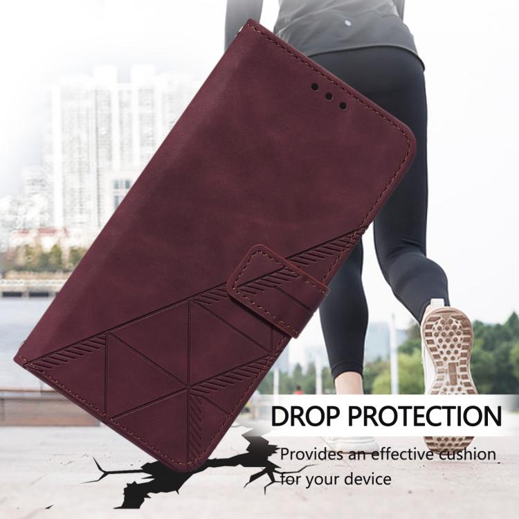 Crossbody 3D Embossed Flip Leather Phone Case, For Samsung Galaxy M56 5G, For Samsung Galaxy F16 5G Global, For Samsung Galaxy F06 5G / M06 5G, For Samsung Galaxy Xcover7 Pro