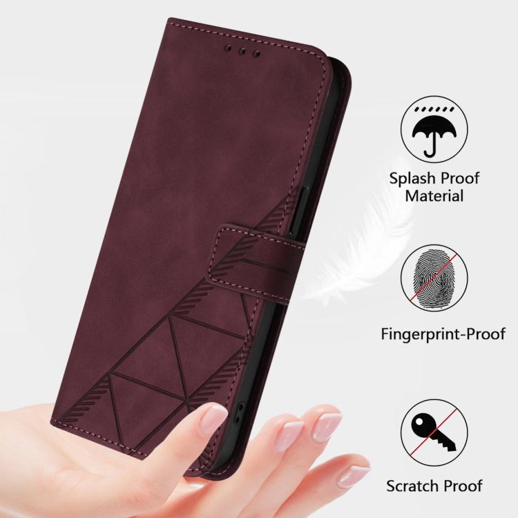 Crossbody 3D Embossed Flip Leather Phone Case, For Samsung Galaxy M56 5G, For Samsung Galaxy F16 5G Global, For Samsung Galaxy F06 5G / M06 5G, For Samsung Galaxy Xcover7 Pro