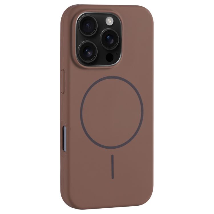 Large Hole Camera MagSafe Liquid Silicone Full Coverage Phone Case, For iPhone 16 Pro Max, For iPhone 16 Pro, For iPhone 16 Plus, For iPhone 16