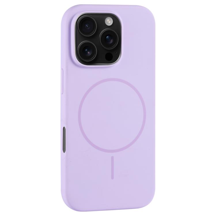 Large Hole Camera MagSafe Liquid Silicone Full Coverage Phone Case, For iPhone 16 Pro Max, For iPhone 16 Pro, For iPhone 16 Plus, For iPhone 16