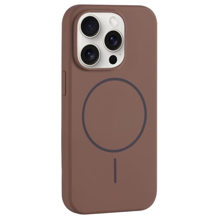 Large Hole Camera MagSafe Liquid Silicone Full Coverage Phone Case, For iPhone 15 Pro Max, For iPhone 15 Pro, For iPhone 15 Plus, For iPhone 15