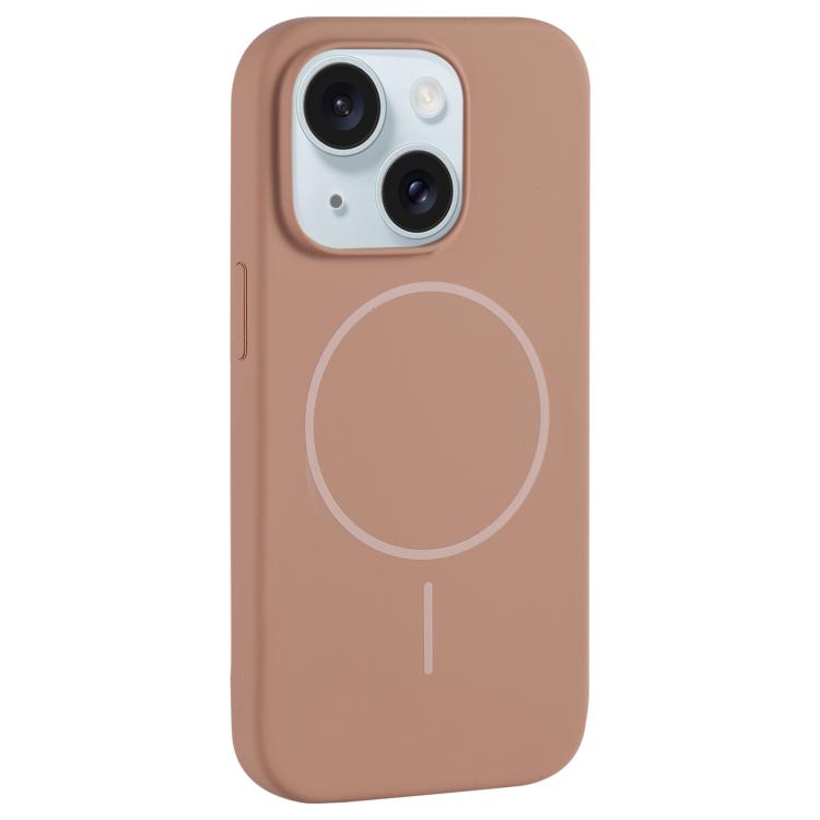 Large Hole Camera MagSafe Liquid Silicone Full Coverage Phone Case, For iPhone 15 Pro Max, For iPhone 15 Pro, For iPhone 15 Plus, For iPhone 15