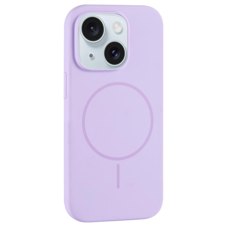Large Hole Camera MagSafe Liquid Silicone Full Coverage Phone Case, For iPhone 15 Pro Max, For iPhone 15 Pro, For iPhone 15 Plus, For iPhone 15