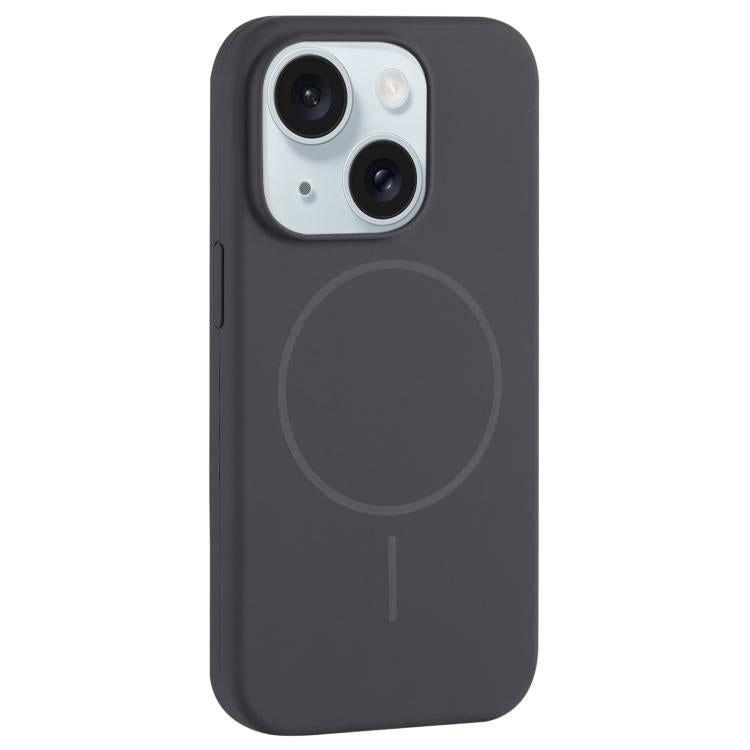 Large Hole Camera MagSafe Liquid Silicone Full Coverage Phone Case, For iPhone 15 Pro Max, For iPhone 15 Pro, For iPhone 15 Plus, For iPhone 15