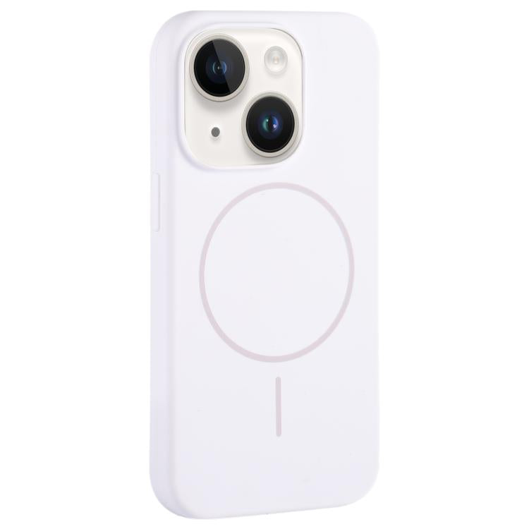 Large Hole Camera MagSafe Liquid Silicone Full Coverage Phone Case, For iPhone 14 Plus, For iPhone 14, For iPhone 14 Pro, For iPhone 14 Pro Max