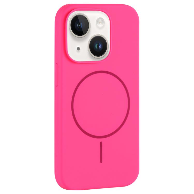 Large Hole Camera MagSafe Liquid Silicone Full Coverage Phone Case, For iPhone 14 Plus, For iPhone 14, For iPhone 14 Pro, For iPhone 14 Pro Max
