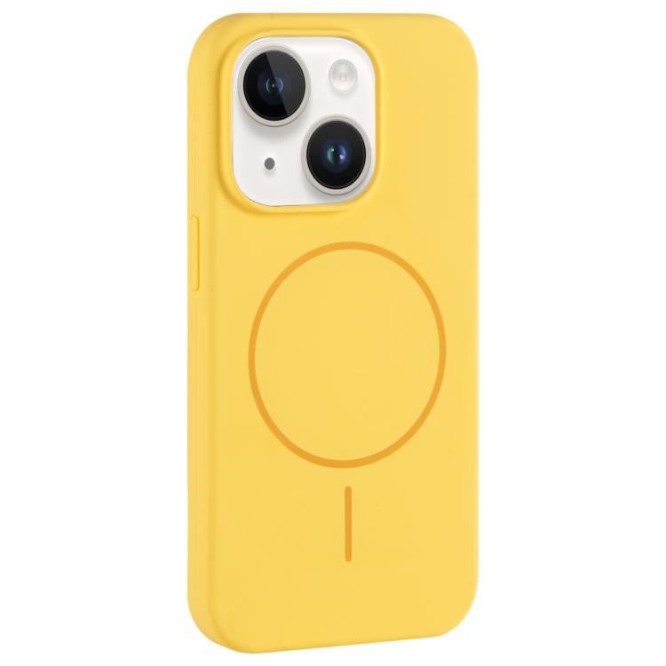 Large Hole Camera MagSafe Liquid Silicone Full Coverage Phone Case, For iPhone 14 Plus, For iPhone 14, For iPhone 14 Pro, For iPhone 14 Pro Max