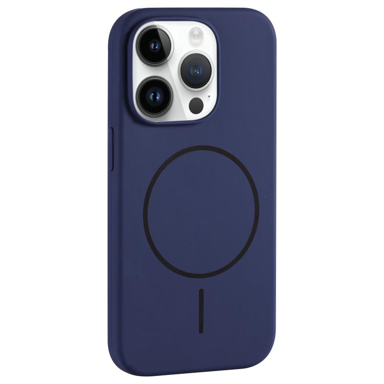 Large Hole Camera MagSafe Liquid Silicone Full Coverage Phone Case, For iPhone 14 Plus, For iPhone 14, For iPhone 14 Pro, For iPhone 14 Pro Max