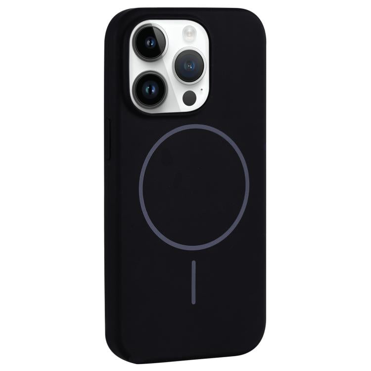 Large Hole Camera MagSafe Liquid Silicone Full Coverage Phone Case, For iPhone 14 Plus, For iPhone 14, For iPhone 14 Pro, For iPhone 14 Pro Max