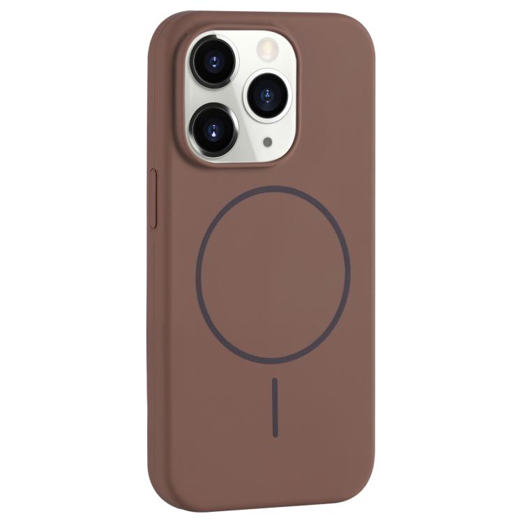 Large Hole Camera MagSafe Liquid Silicone Full Coverage Phone Case, For iPhone 12 Pro Max, For iPhone 12 Pro, For iPhone 11 Pro Max, For iPhone 11