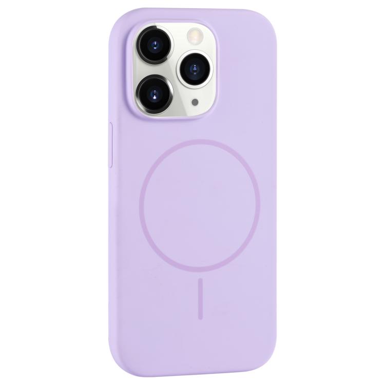 Large Hole Camera MagSafe Liquid Silicone Full Coverage Phone Case, For iPhone 12 Pro Max, For iPhone 12 Pro, For iPhone 11 Pro Max, For iPhone 11