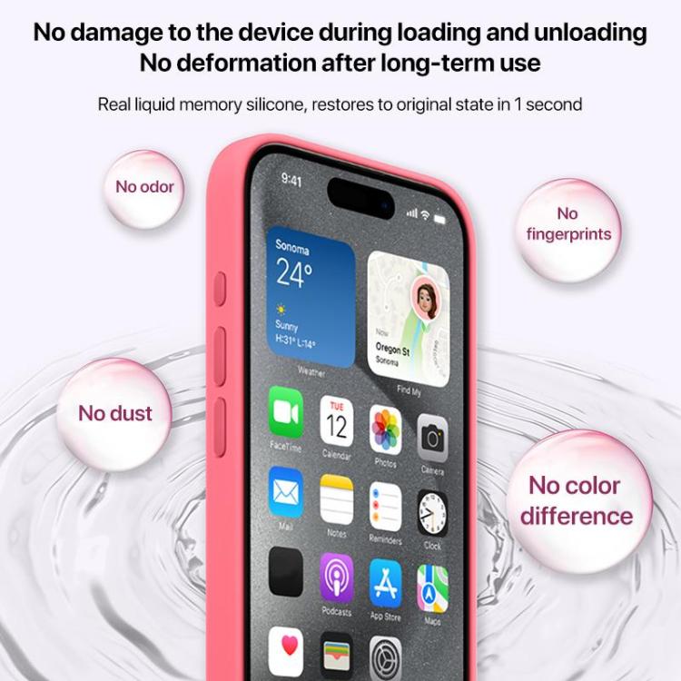 Large Hole Camera MagSafe Liquid Silicone Full Coverage Phone Case, For iPhone 13 Pro Max, For iPhone 13 Pro, For iPhone 13, For iPhone 12
