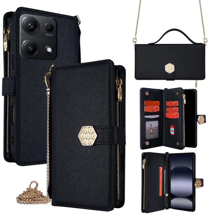 Crossbody Handle Cross Texture Leather Phone Case, For Redmi A7 Pro 171mm / Poco C85x 5G, For Redmi Turbo 5 Max 5G / Poco X8 Pro Max 5G, For Redmi Turbo 5 5G / Poco X8 Pro 5G, For Redmi K90 Pro Max 5G / Poco F8 Ultra                                    ...