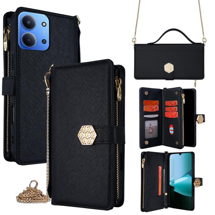 Crossbody Handle Cross Texture Leather Phone Case, For Redmi A7 Pro 171mm / Poco C85x 5G, For Redmi Turbo 5 Max 5G / Poco X8 Pro Max 5G, For Redmi Turbo 5 5G / Poco X8 Pro 5G, For Redmi K90 Pro Max 5G / Poco F8 Ultra                                    ...