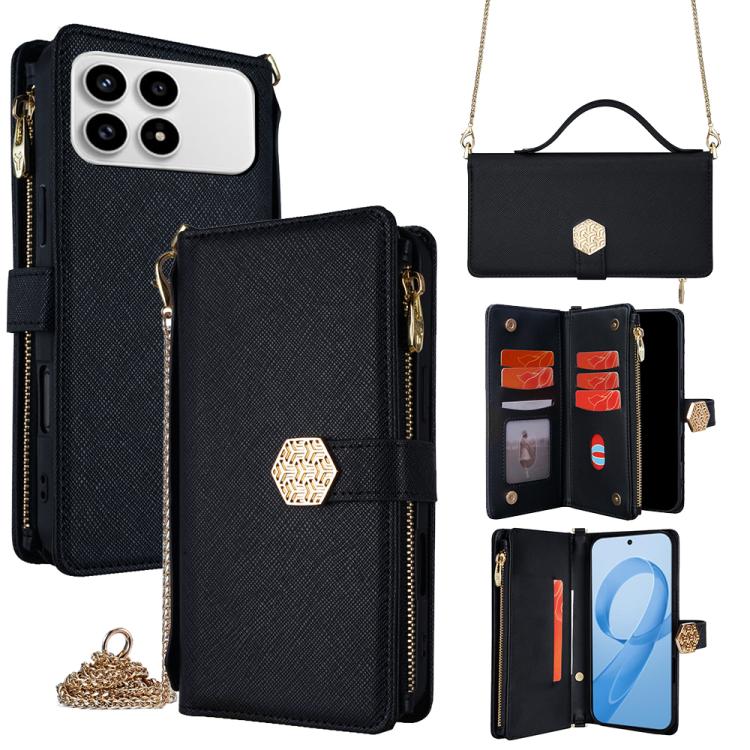 Crossbody Handle Cross Texture Leather Phone Case, For Redmi A7 Pro 171mm / Poco C85x 5G, For Redmi Turbo 5 Max 5G / Poco X8 Pro Max 5G, For Redmi Turbo 5 5G / Poco X8 Pro 5G, For Redmi K90 Pro Max 5G / Poco F8 Ultra                                    ...