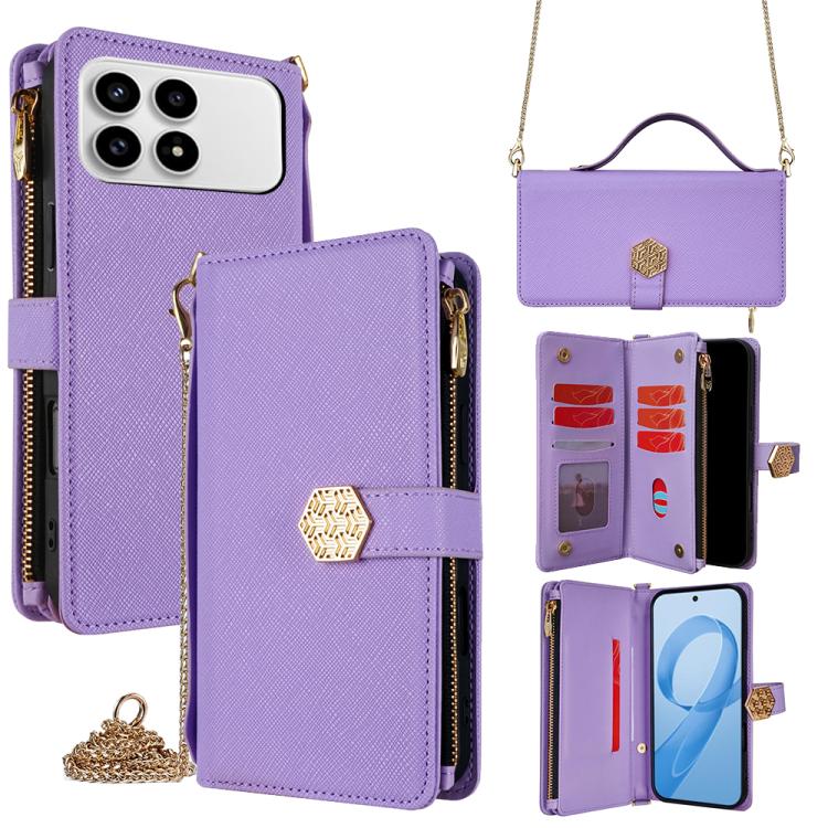 Crossbody Handle Cross Texture Leather Phone Case, For Redmi A7 Pro 171mm / Poco C85x 5G, For Redmi Turbo 5 Max 5G / Poco X8 Pro Max 5G, For Redmi Turbo 5 5G / Poco X8 Pro 5G, For Redmi K90 Pro Max 5G / Poco F8 Ultra                                    ...