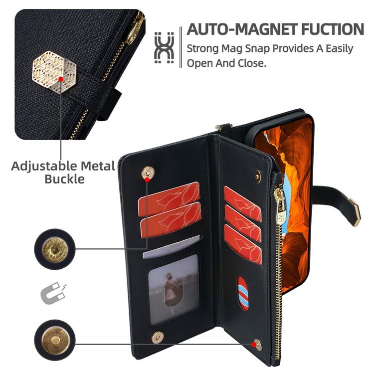 Crossbody Handle Cross Texture Leather Phone Case, For Redmi A7 Pro 171mm / Poco C85x 5G, For Redmi Turbo 5 Max 5G / Poco X8 Pro Max 5G, For Redmi Turbo 5 5G / Poco X8 Pro 5G, For Redmi K90 Pro Max 5G / Poco F8 Ultra                                    ...
