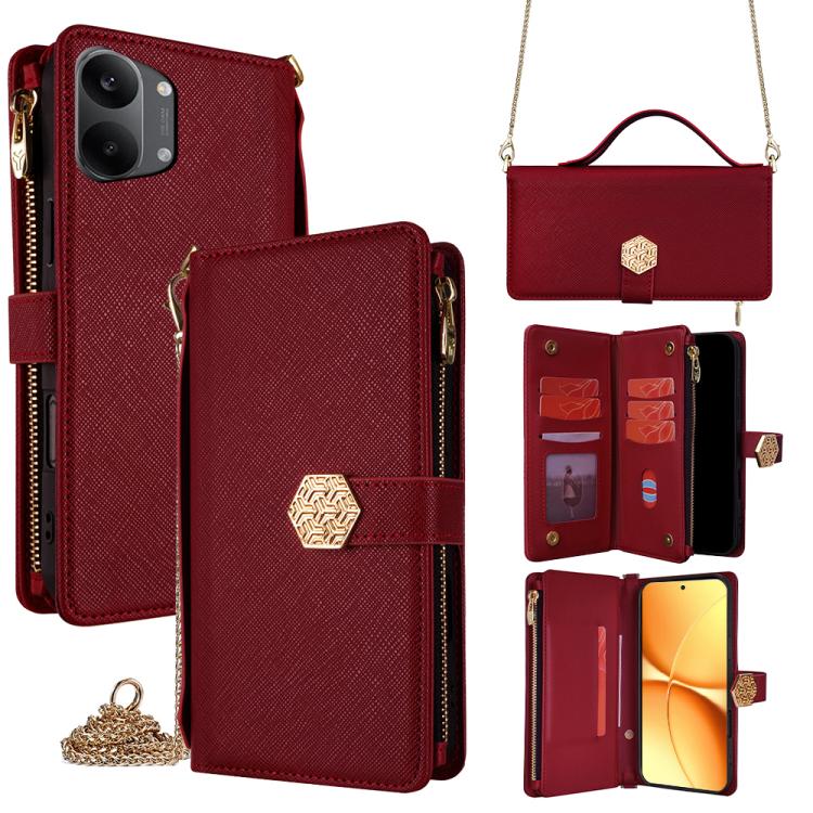 Crossbody Handle Cross Texture Leather Phone Case, For Redmi A7 Pro 171mm / Poco C85x 5G, For Redmi Turbo 5 Max 5G / Poco X8 Pro Max 5G, For Redmi Turbo 5 5G / Poco X8 Pro 5G, For Redmi K90 Pro Max 5G / Poco F8 Ultra                                    ...