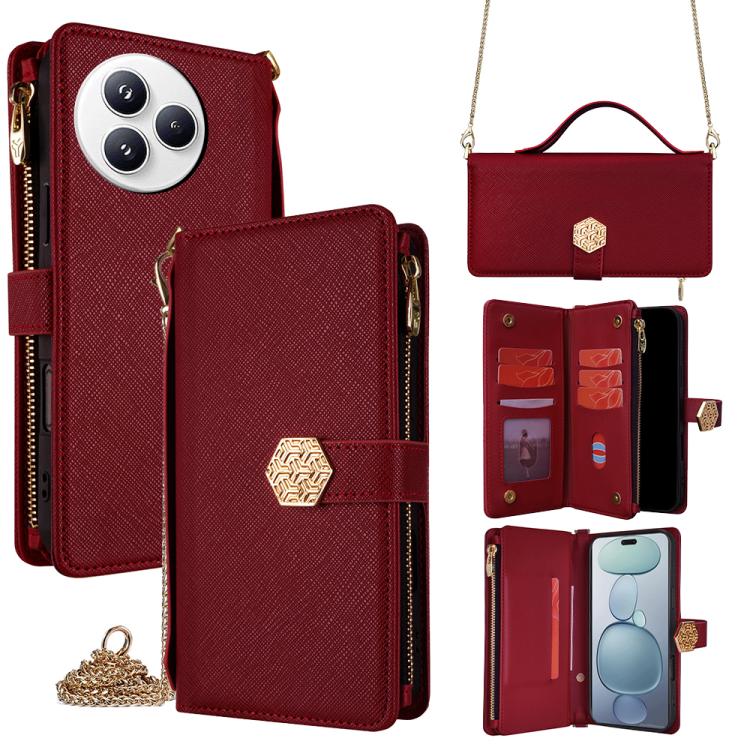 Crossbody Handle Cross Texture Leather Phone Case, For Xiaomi 17 Ultra, For Xiaomi 17 Pro Max, For Xiaomi 17 Pro, For Xiaomi 17, For Xiaomi Civi 5 Pro 5G, For Xiaomi 15 Ultra, For Xiaomi 14T Pro 5G, For Xiaomi 14T 5G