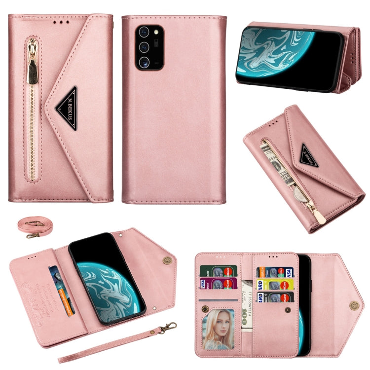 Skin Feel Zipper Horizontal Flip Leather Case with Holder & Card Slots & Photo Frame & Lanyard & Long Rope, For Samsung Galaxy Note20, For Samsung Galaxy Note20 Ultra, For Samsung Galaxy S20, For Samsung Galaxy S20+, For Samsung Galaxy S20 Ultra       ...