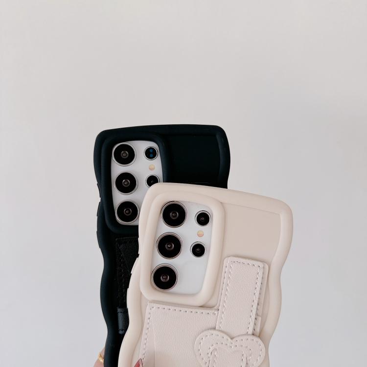 Wristband Leather Love Holder Card Bag Phone Case, For Samsung Galaxy F55 5G, For Samsung Galaxy F15 5G