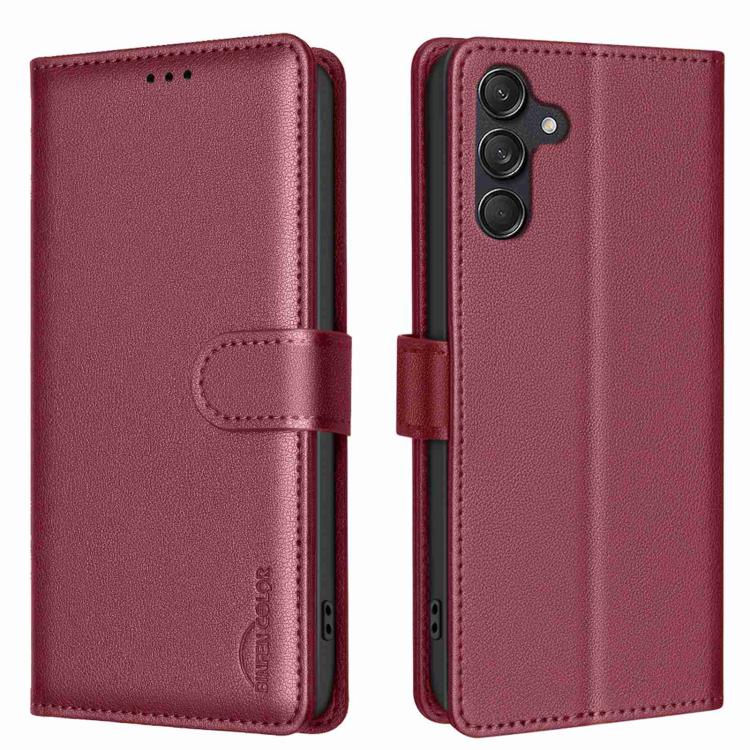 Litchi Texture RFID Anti-theft Leather Phone Case, For Samsung Galaxy M36 5G6 5G, For Samsung Galaxy M16 5G / F16 5G, For Samsung Galaxy M06 5G / F06 5G, For Samsung Galaxy XCover 7 Pro
