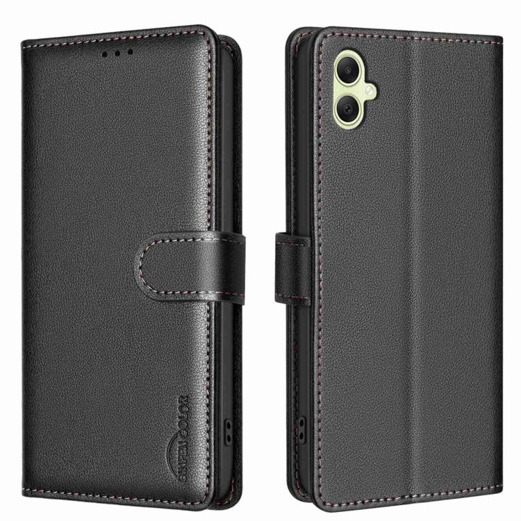 Litchi Texture RFID Anti-theft Leather Phone Case, For Samsung Galaxy M36 5G6 5G, For Samsung Galaxy M16 5G / F16 5G, For Samsung Galaxy M06 5G / F06 5G, For Samsung Galaxy XCover 7 Pro