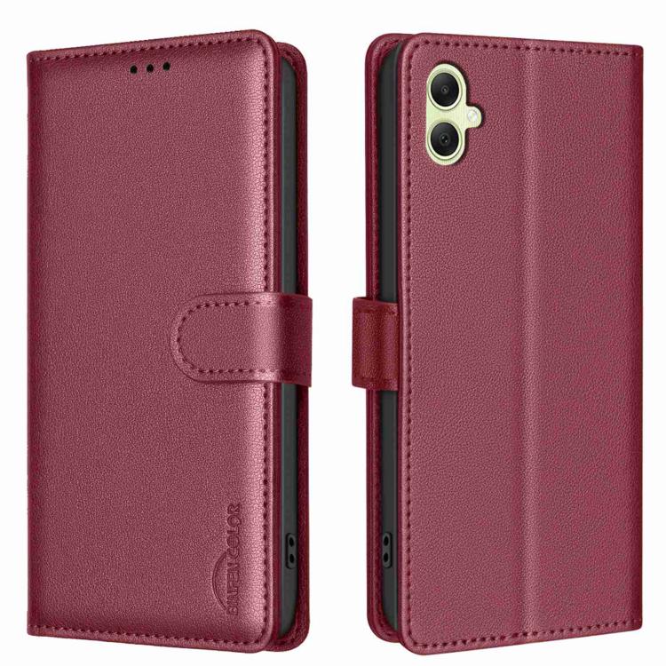 Litchi Texture RFID Anti-theft Leather Phone Case, For Samsung Galaxy M36 5G6 5G, For Samsung Galaxy M16 5G / F16 5G, For Samsung Galaxy M06 5G / F06 5G, For Samsung Galaxy XCover 7 Pro