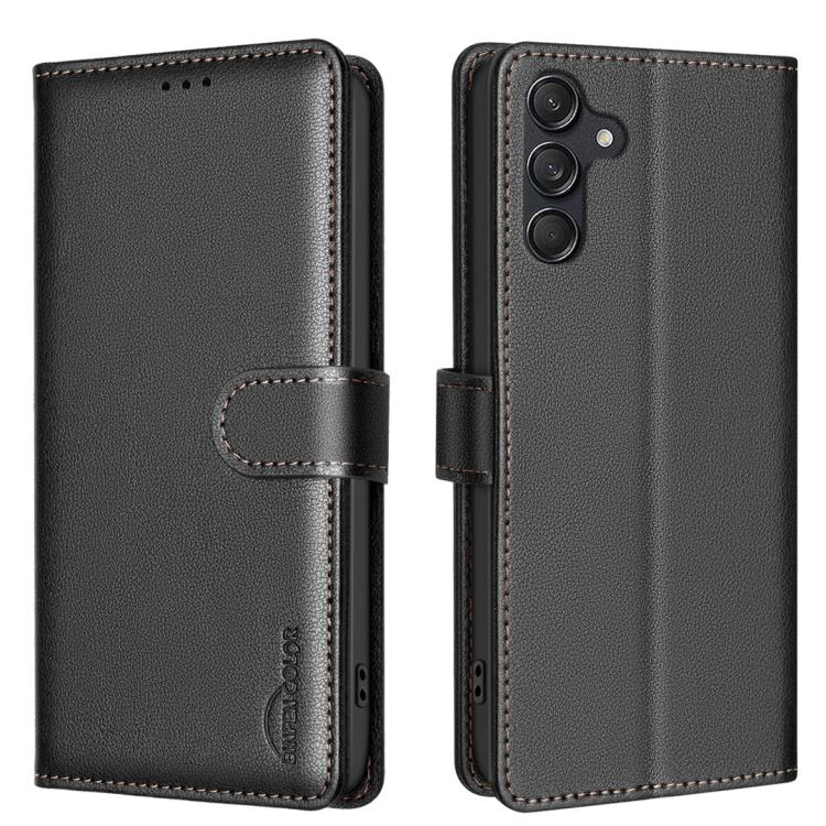 Litchi Texture RFID Anti-theft Leather Phone Case, For Samsung Galaxy M36 5G6 5G, For Samsung Galaxy M16 5G / F16 5G, For Samsung Galaxy M06 5G / F06 5G, For Samsung Galaxy XCover 7 Pro