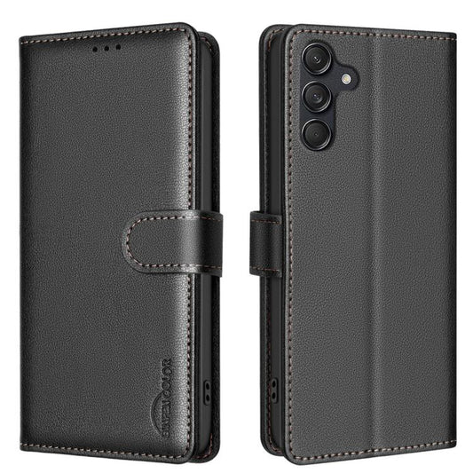 Litchi Texture RFID Anti-theft Leather Phone Case, For Samsung Galaxy M36 5G6 5G, For Samsung Galaxy M16 5G / F16 5G, For Samsung Galaxy M06 5G / F06 5G, For Samsung Galaxy XCover 7 Pro