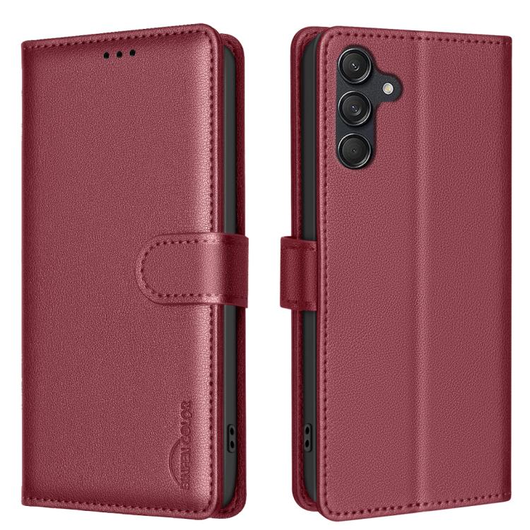 Litchi Texture RFID Anti-theft Leather Phone Case, For Samsung Galaxy M36 5G6 5G, For Samsung Galaxy M16 5G / F16 5G, For Samsung Galaxy M06 5G / F06 5G, For Samsung Galaxy XCover 7 Pro