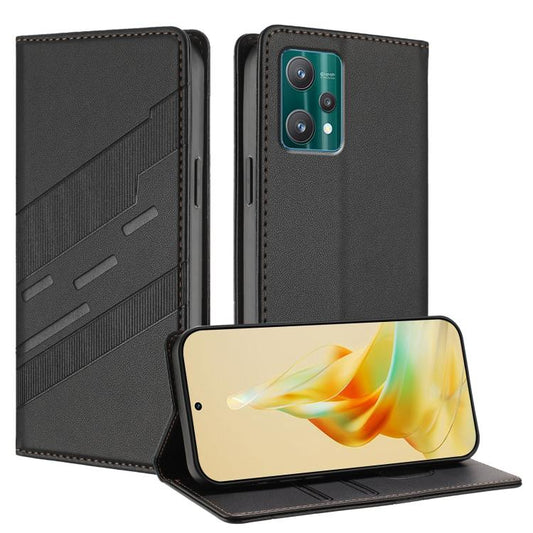 Embossed Multi-functional Wallet Retro Leather Phone Case, For Realme 9 Pro, For Realme 9i, For Realme GT Neo2, For Realme 8 5G, For Realme V11 5G, For Realme GT 5G
