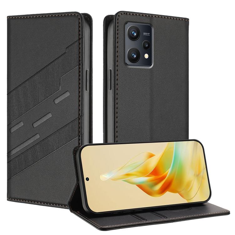 Embossed Multi-functional Wallet Retro Leather Phone Case, For Realme 10 5G, For Realme C33, For Realme C30, For Realme V23, For Realme GT Neo3, For Realme 9 Pro+