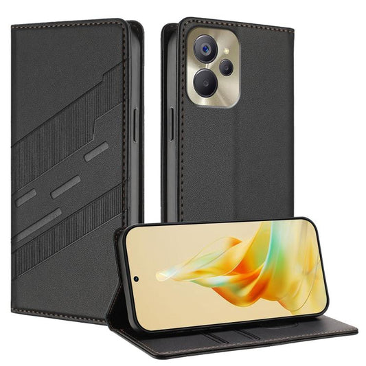 Embossed Multi-functional Wallet Retro Leather Phone Case, For Realme 10 5G, For Realme C33, For Realme C30, For Realme V23, For Realme GT Neo3, For Realme 9 Pro+